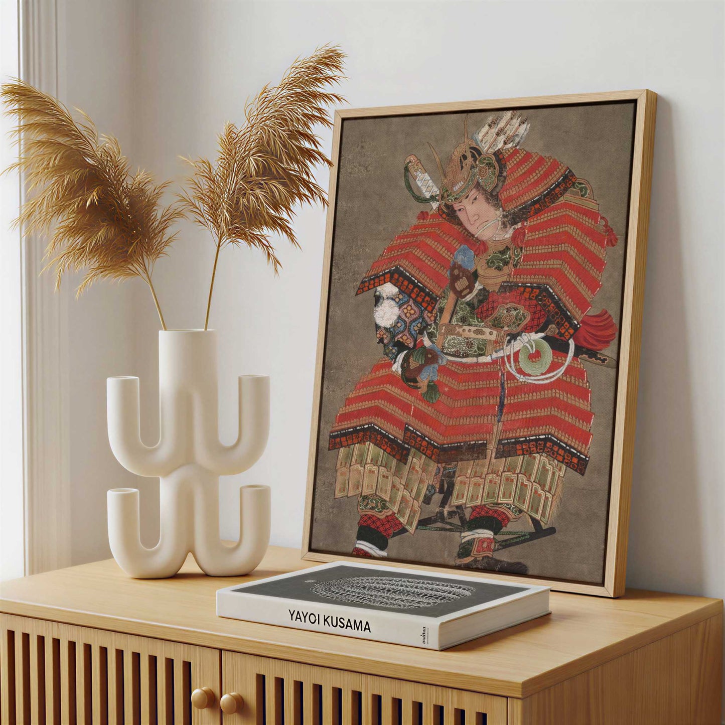 Framed Canvas - Framed canvas in a stylish interior setting