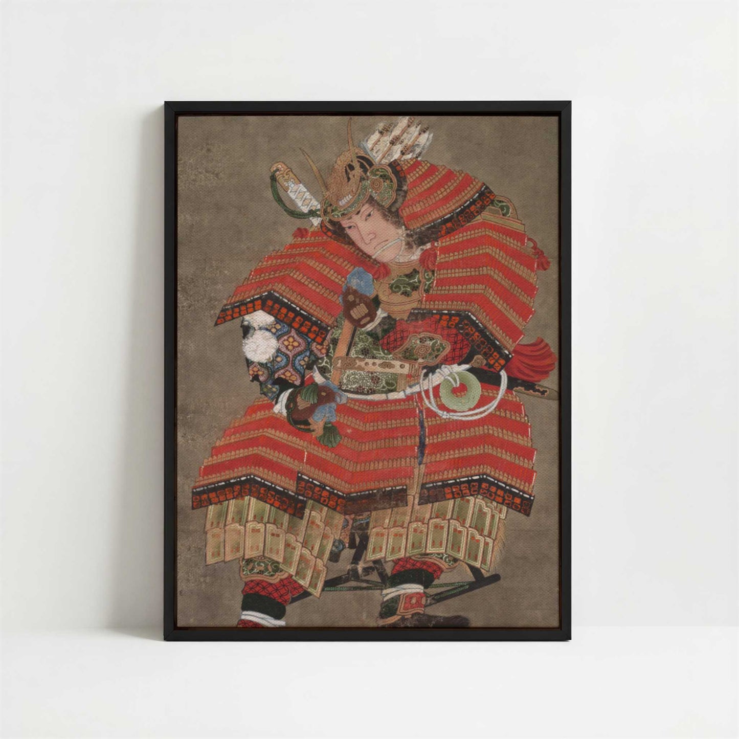 Framed Canvas - Framed canvas in black frame