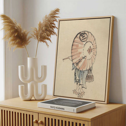 Framed Canvas - Framed canvas in a stylish interior setting