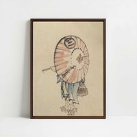 Framed Canvas - Framed canvas in dark wood color frame