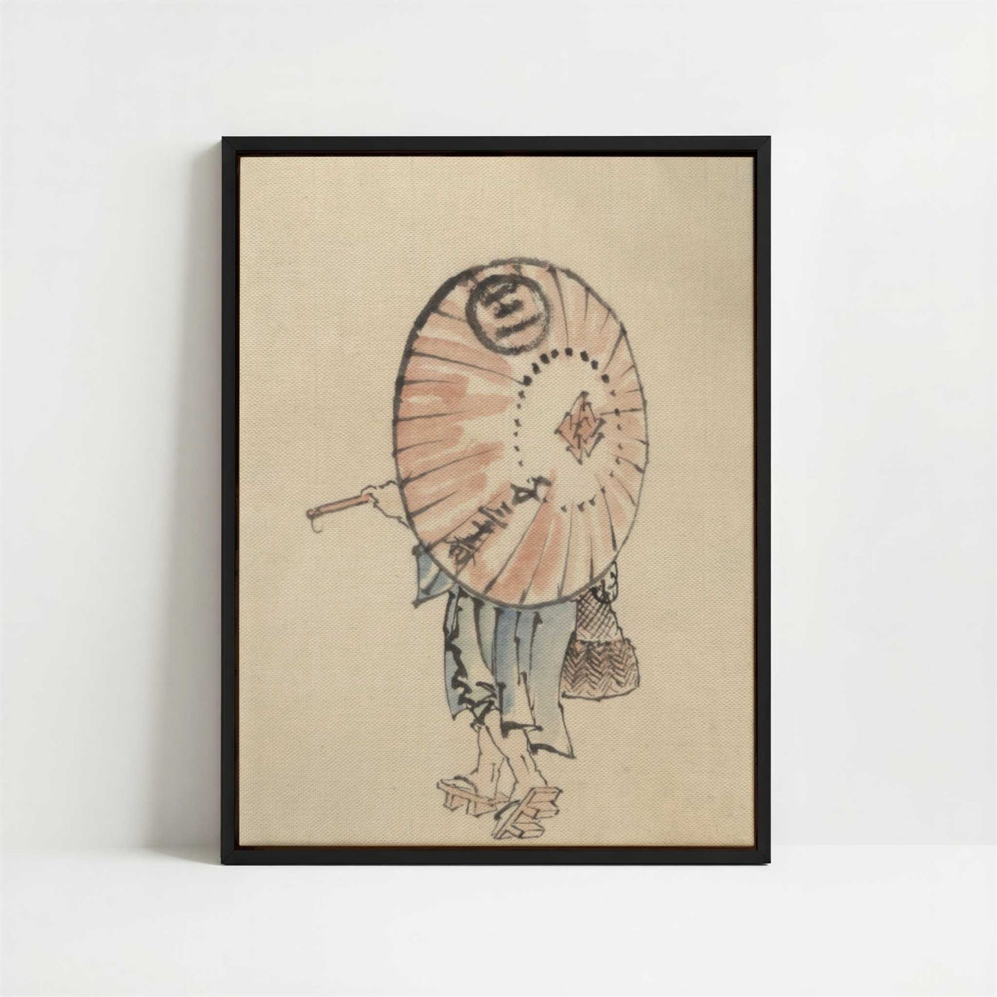 Framed Canvas - Framed canvas in black frame