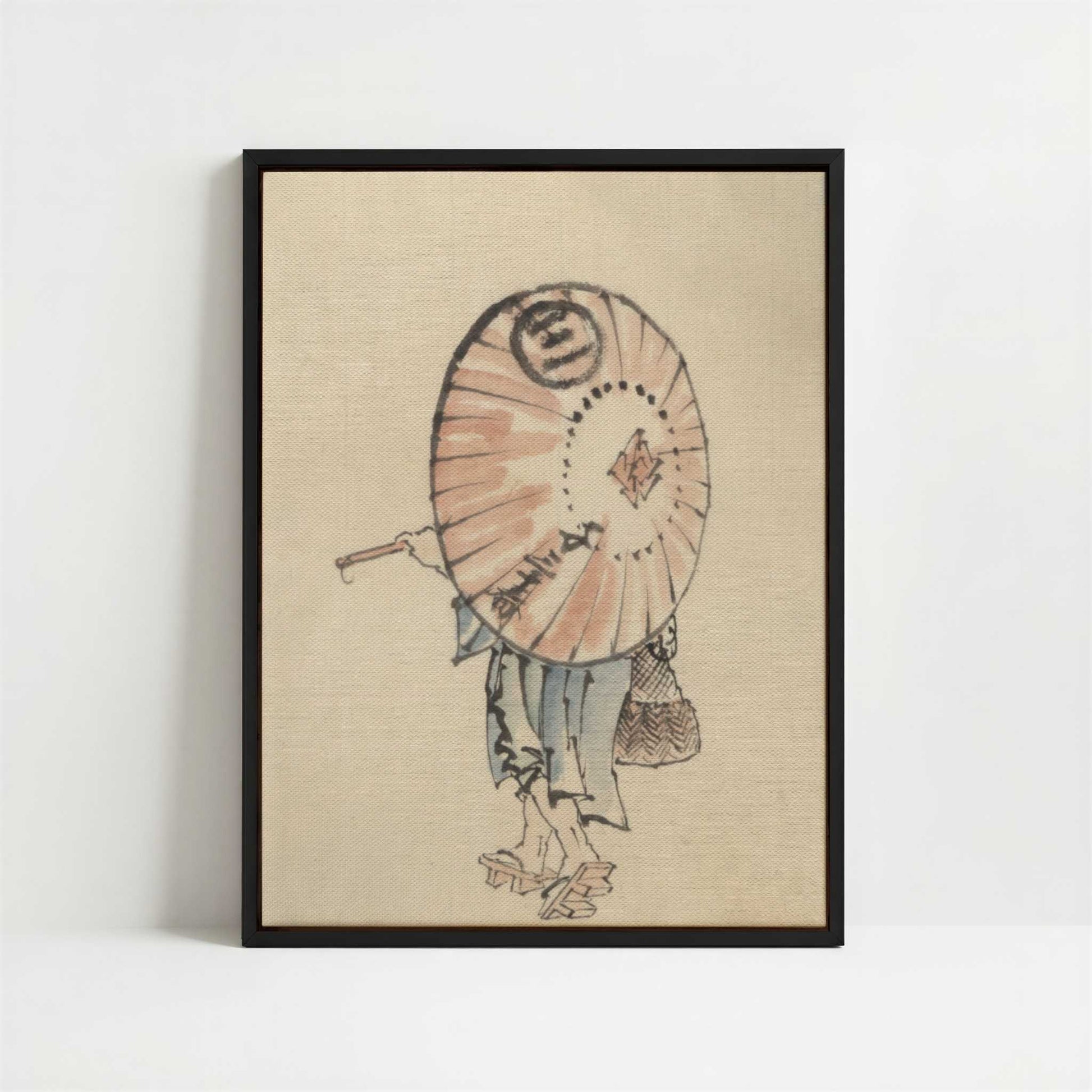 Framed Canvas - Framed canvas in black frame