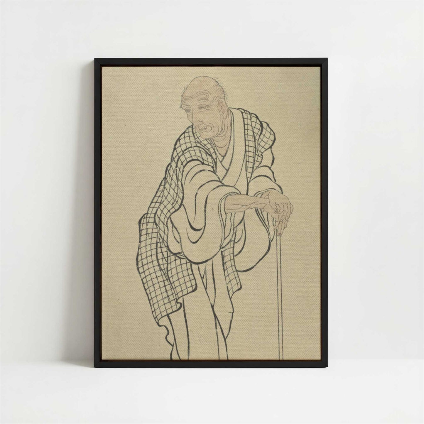 Framed Canvas - Framed canvas in black frame