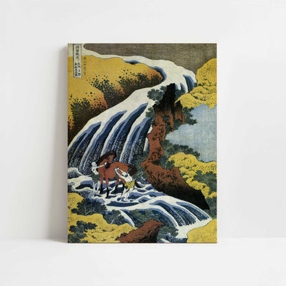 The Horse-washing Falls (c.1833) by Katsushika Hokusai – Art Print - Unframed art print