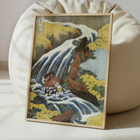 The Horse-washing Falls (c.1833) by Katsushika Hokusai – Art Print - Interior inspiration