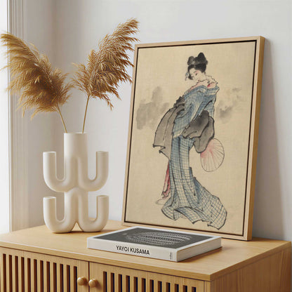 Framed Canvas - Framed canvas in a stylish interior setting