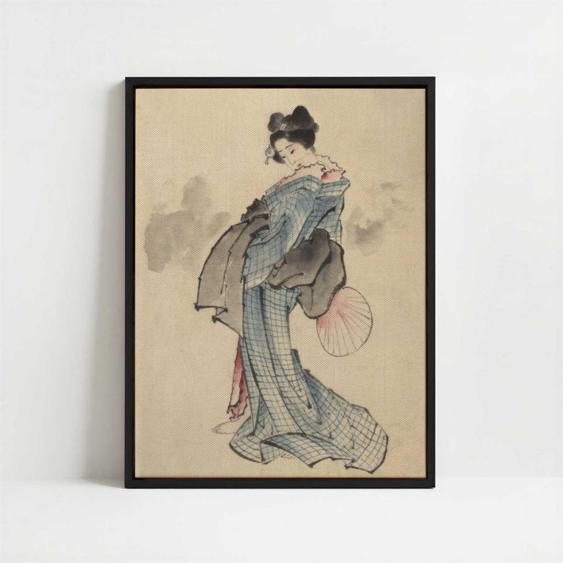 Framed Canvas - Framed canvas in black frame