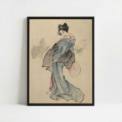 Framed Canvas - Framed canvas in black frame