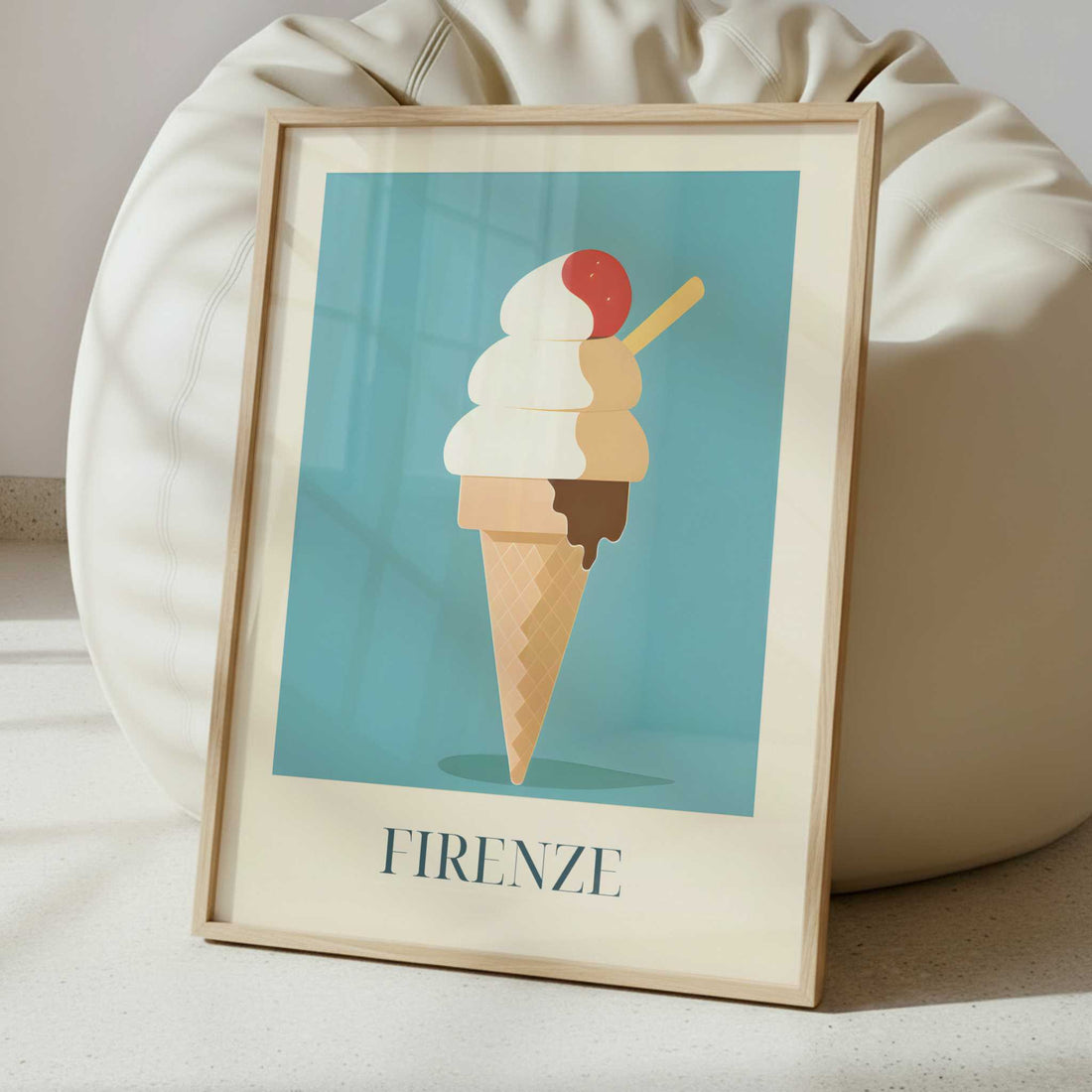 Ice Cream from Firenze, Italy - Art Print - Interior inspiration