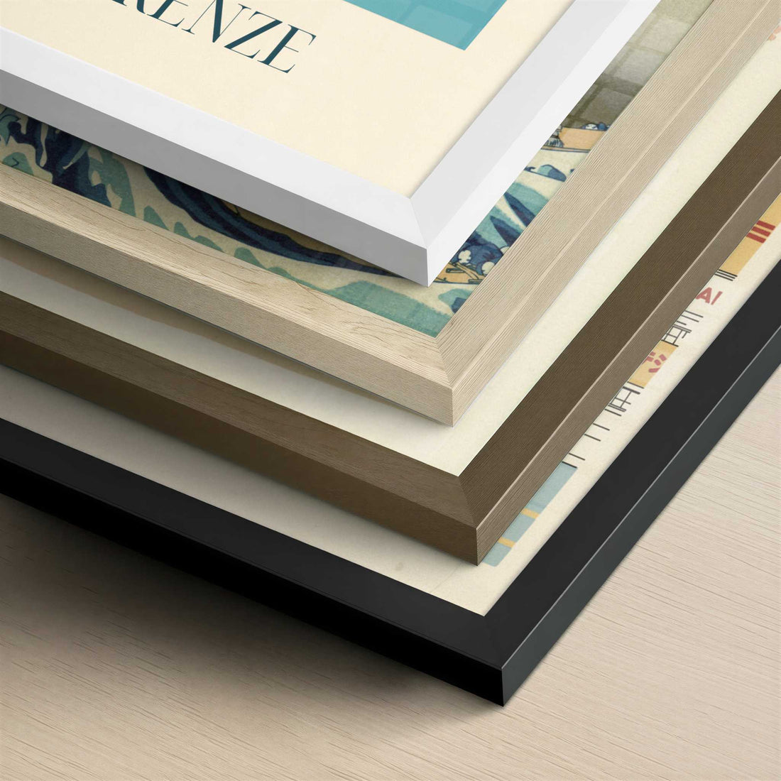 Ice Cream from Firenze, Italy - Art Print - Close-up detail of the different frames