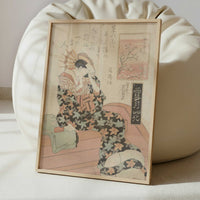 Blossom of Nakanocho (c.1818–1825) by Ikeda Eisen – Art Print - Interior inspiration