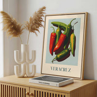 Framed Canvas - Framed canvas in a stylish interior setting