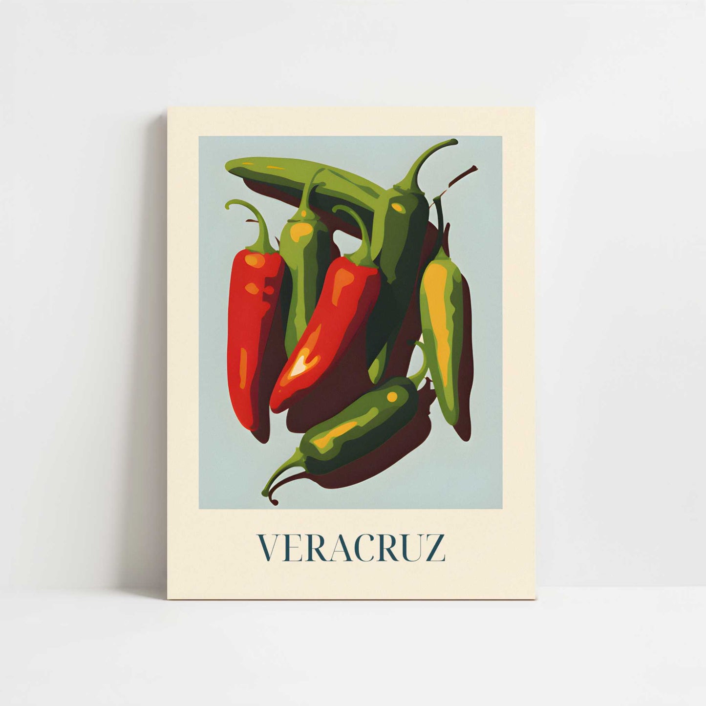 Jalapeños from Veracruz, Mexico - Art Print - Unframed art print