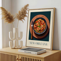 Framed Canvas - Framed canvas in a stylish interior setting