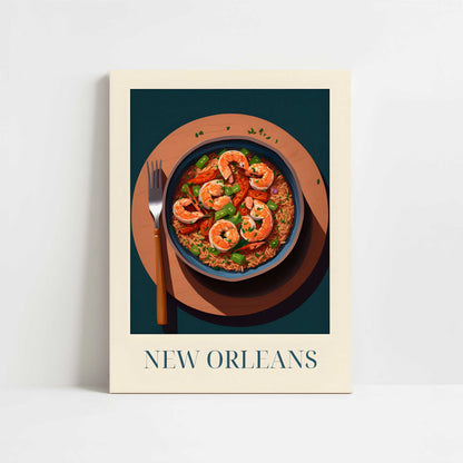 Jambalaya from New Orleans, United States - Art Print - Unframed art print