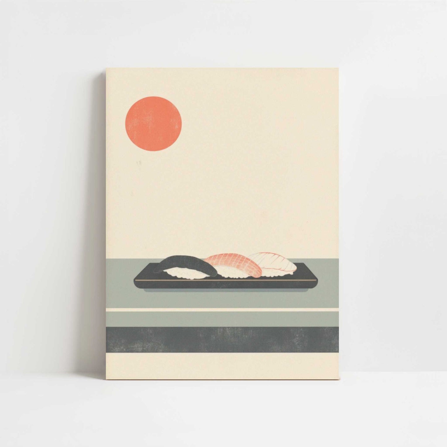 Just a Plate of Sushi - Art Print - Unframed art print