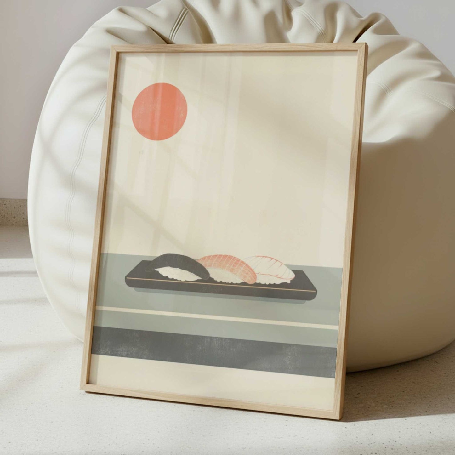 Just a Plate of Sushi - Art Print - Interior inspiration