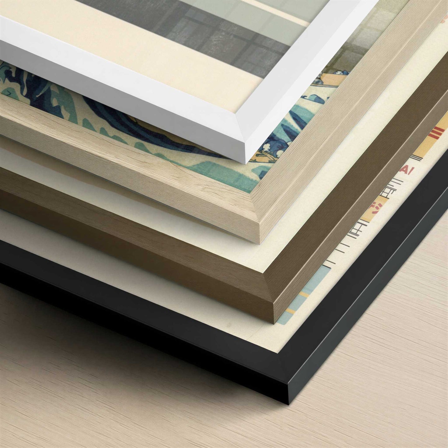 Just a Plate of Sushi - Art Print - Close-up detail of the different frames