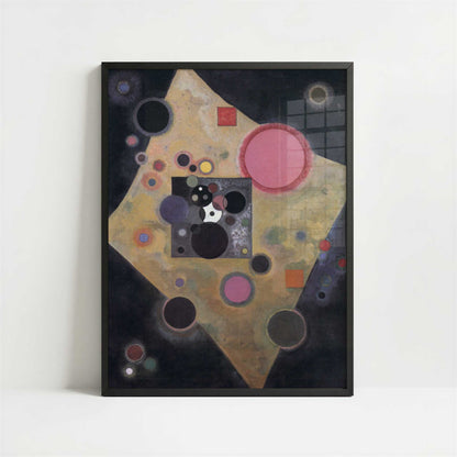Accent in Pink (1926) by Wassily Kandinsky – Art Print - Art print in black frame