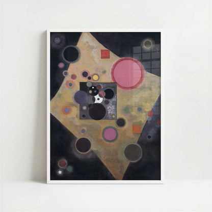 Accent in Pink (1926) by Wassily Kandinsky – Art Print - Art print in white frame