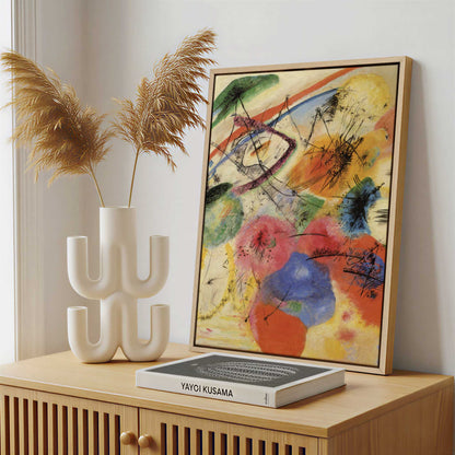Framed Canvas - Framed canvas in a stylish interior setting