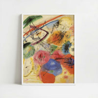 Black Strokes I (1913) by Wassily Kandinsky – Art Print - Art print in white frame