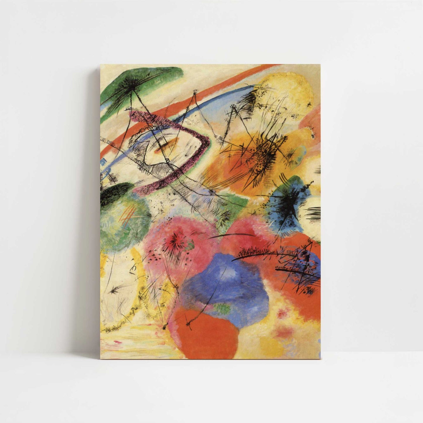 Black Strokes I (1913) by Wassily Kandinsky – Art Print - Unframed art print