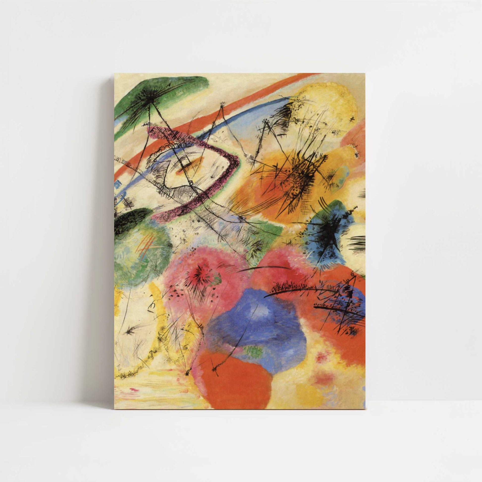 Black Strokes I (1913) by Wassily Kandinsky – Art Print - Unframed art print