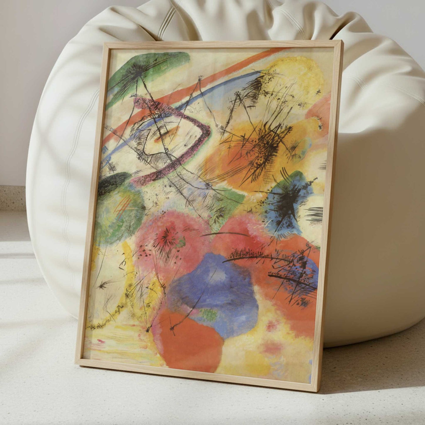 Black Strokes I (1913) by Wassily Kandinsky – Art Print - Interior inspiration