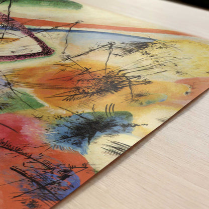 Black Strokes I (1913) by Wassily Kandinsky – Art Print - Close-up detail of the art print