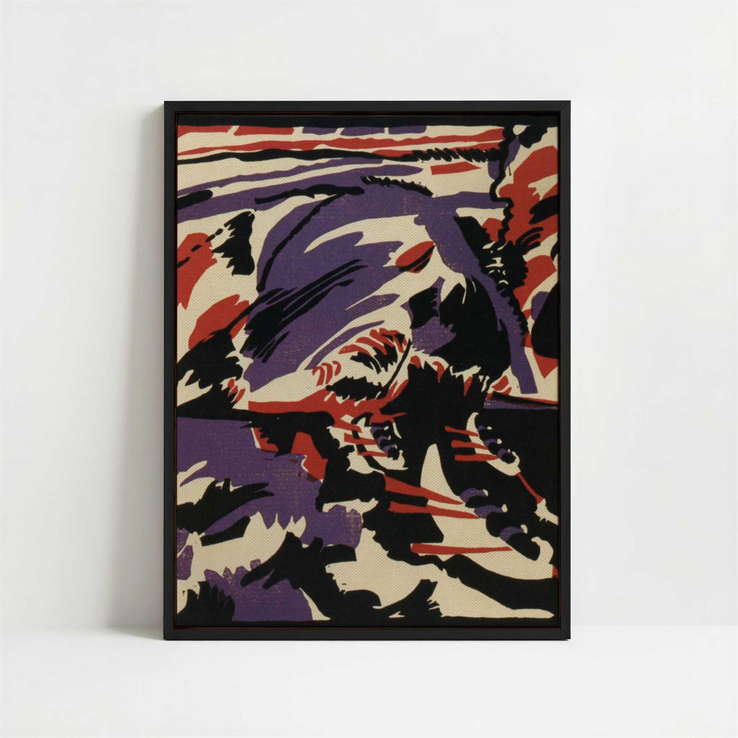 Framed Canvas - Framed canvas in black frame