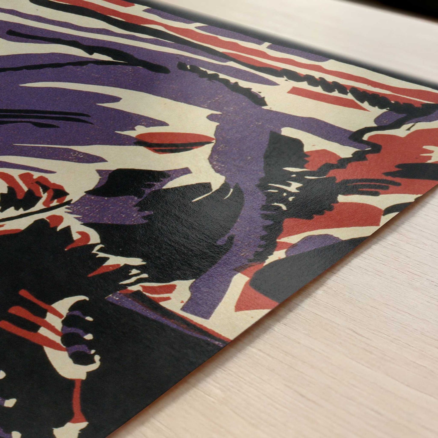 Boat Trip (1911) by Wassily Kandinsky – Art Print - Close-up detail of the art print