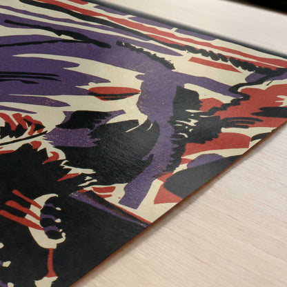 Boat Trip (1911) by Wassily Kandinsky – Art Print - Close-up detail of the art print