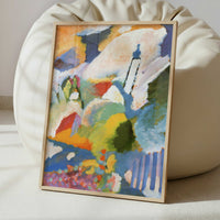 Church in Murnau (1910) by Wassily Kandinsky – Art Print - Interior inspiration