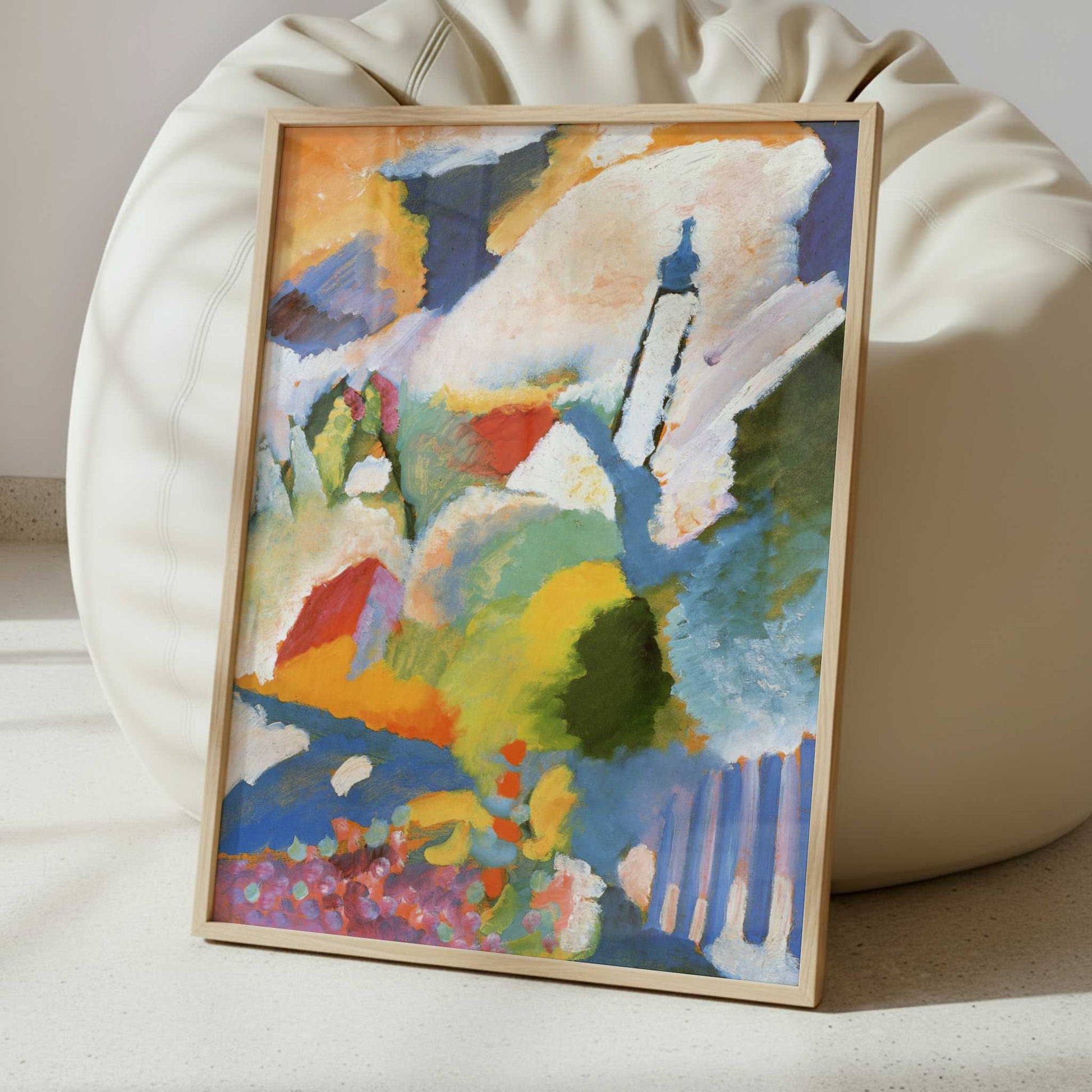 Church in Murnau (1910) by Wassily Kandinsky – Art Print - Interior inspiration