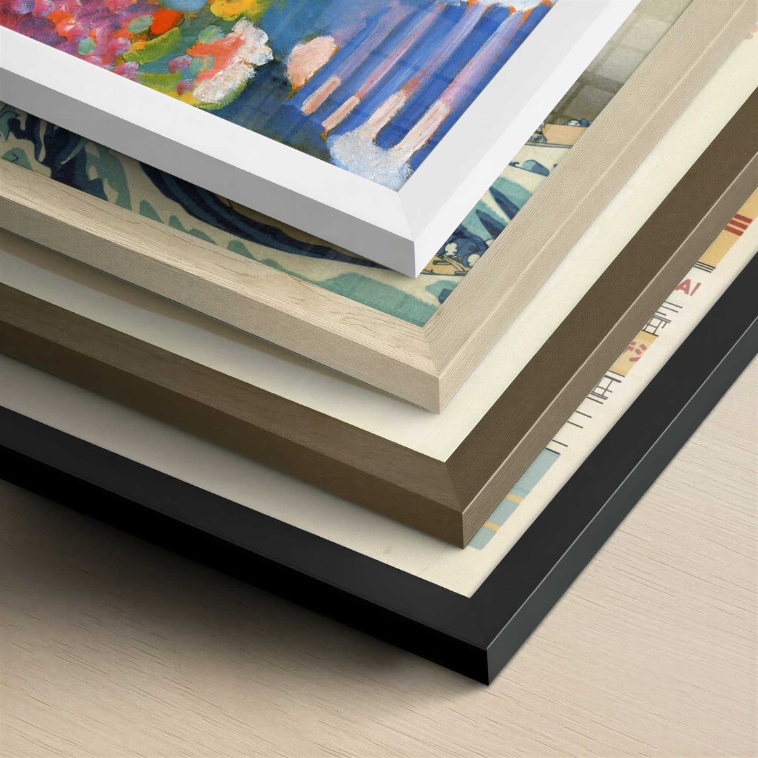 Church in Murnau (1910) by Wassily Kandinsky – Art Print - Close-up detail of the different frames