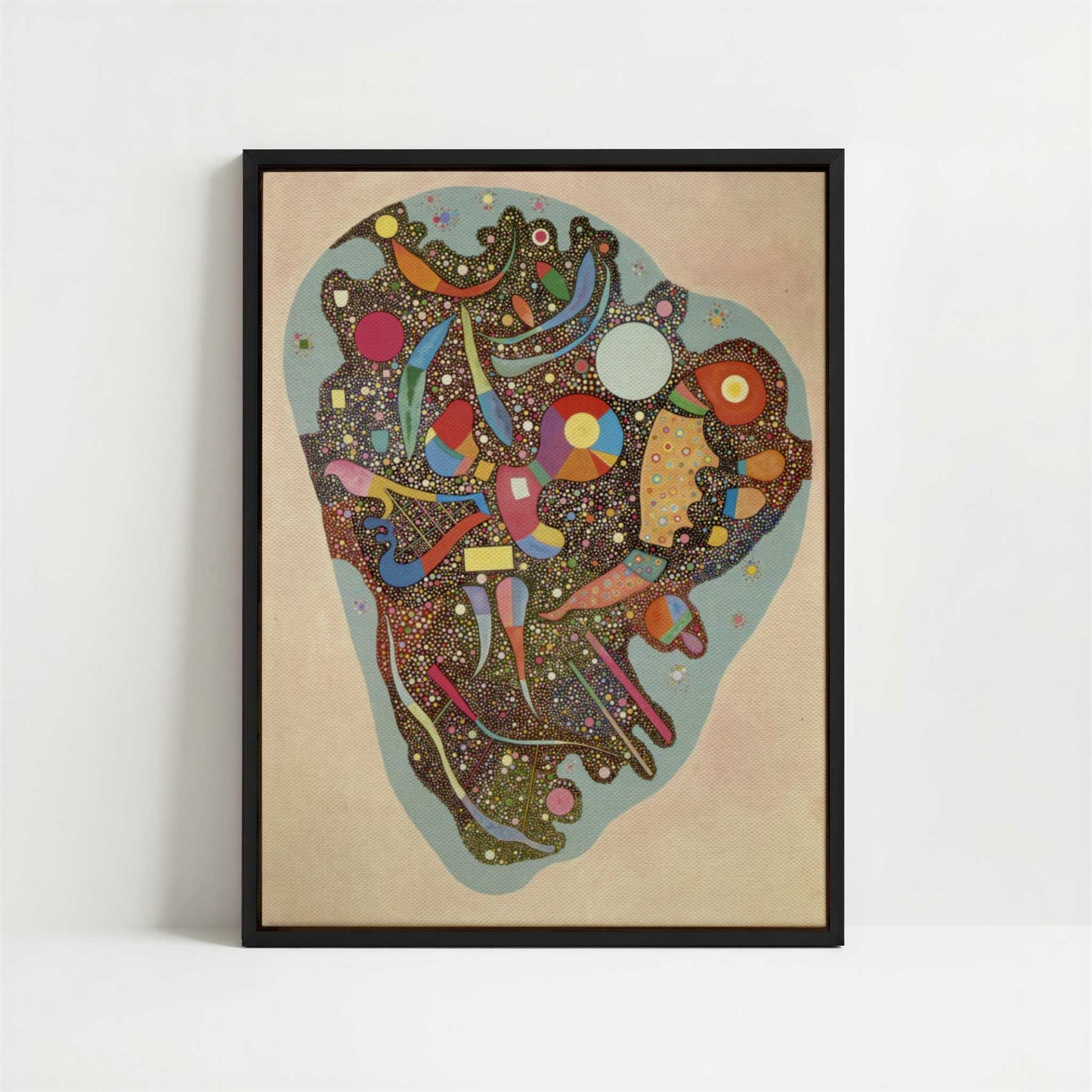 Framed Canvas - Framed canvas in black frame