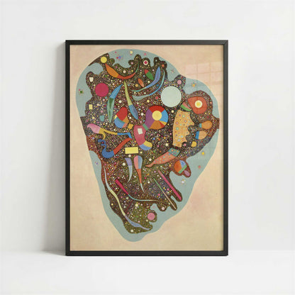 Colourful Ensemble (1938) by Wassily Kandinsky – Art Print - Art print in black frame