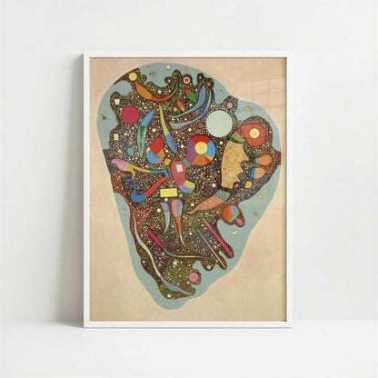 Colourful Ensemble (1938) by Wassily Kandinsky – Art Print - Art print in white frame