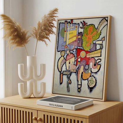 Framed Canvas - Framed canvas in a stylish interior setting