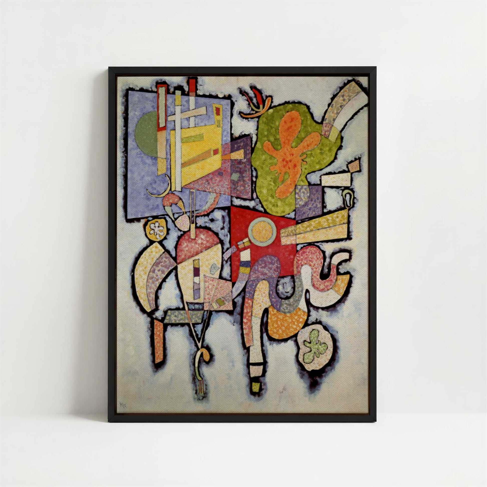 Framed Canvas - Framed canvas in black frame