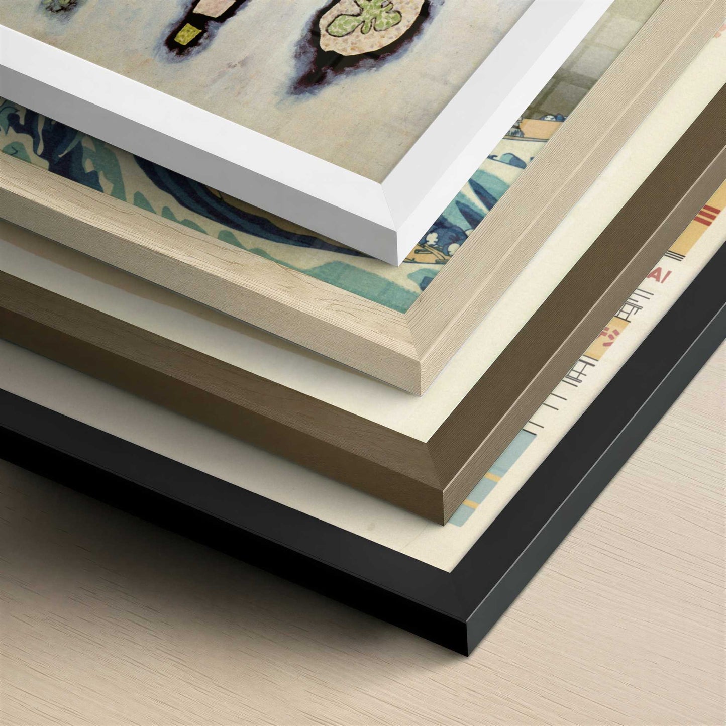 Complex-Single (1939) by Wassily Kandinsky – Art Print - Close-up detail of the different frames