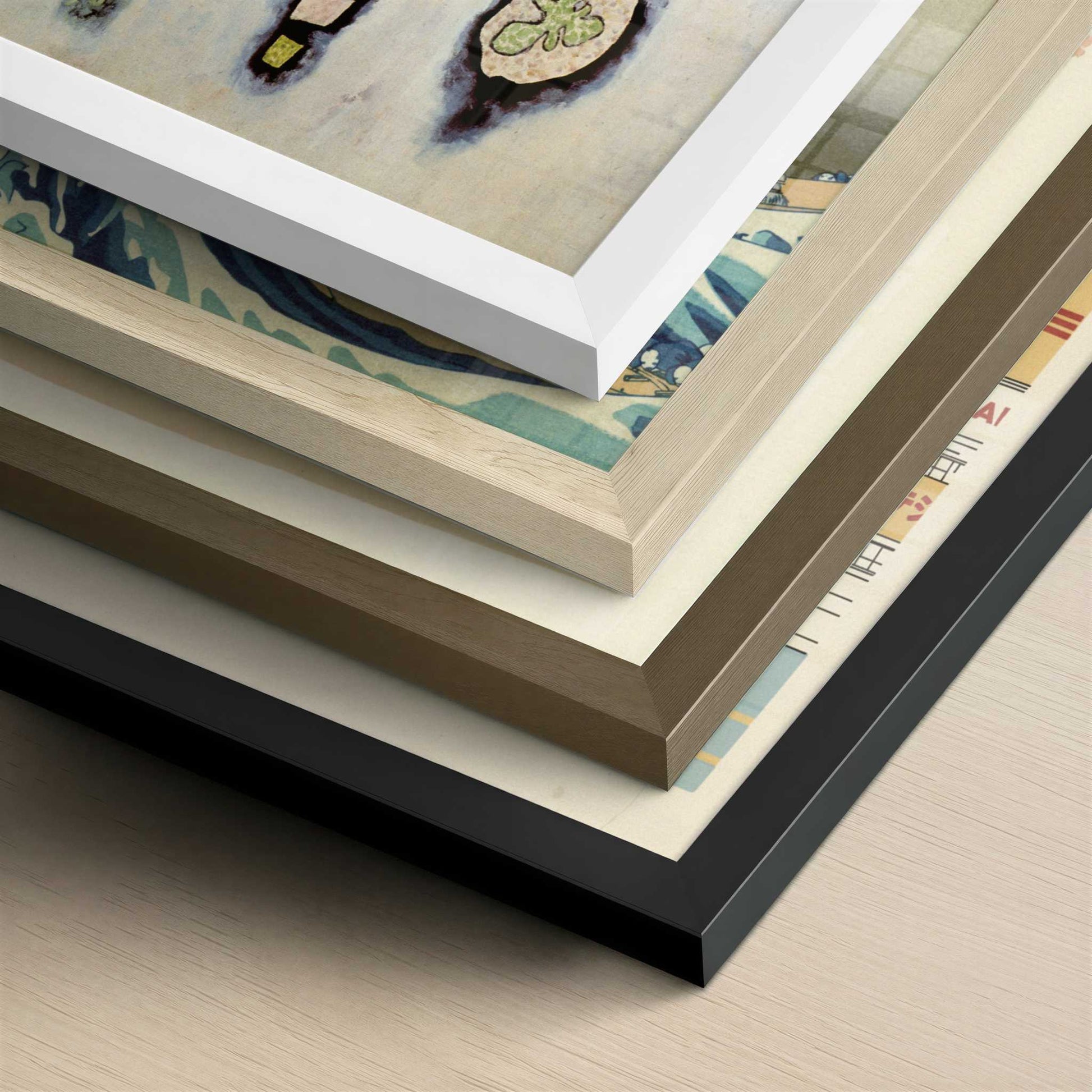 Complex-Single (1939) by Wassily Kandinsky – Art Print - Close-up detail of the different frames