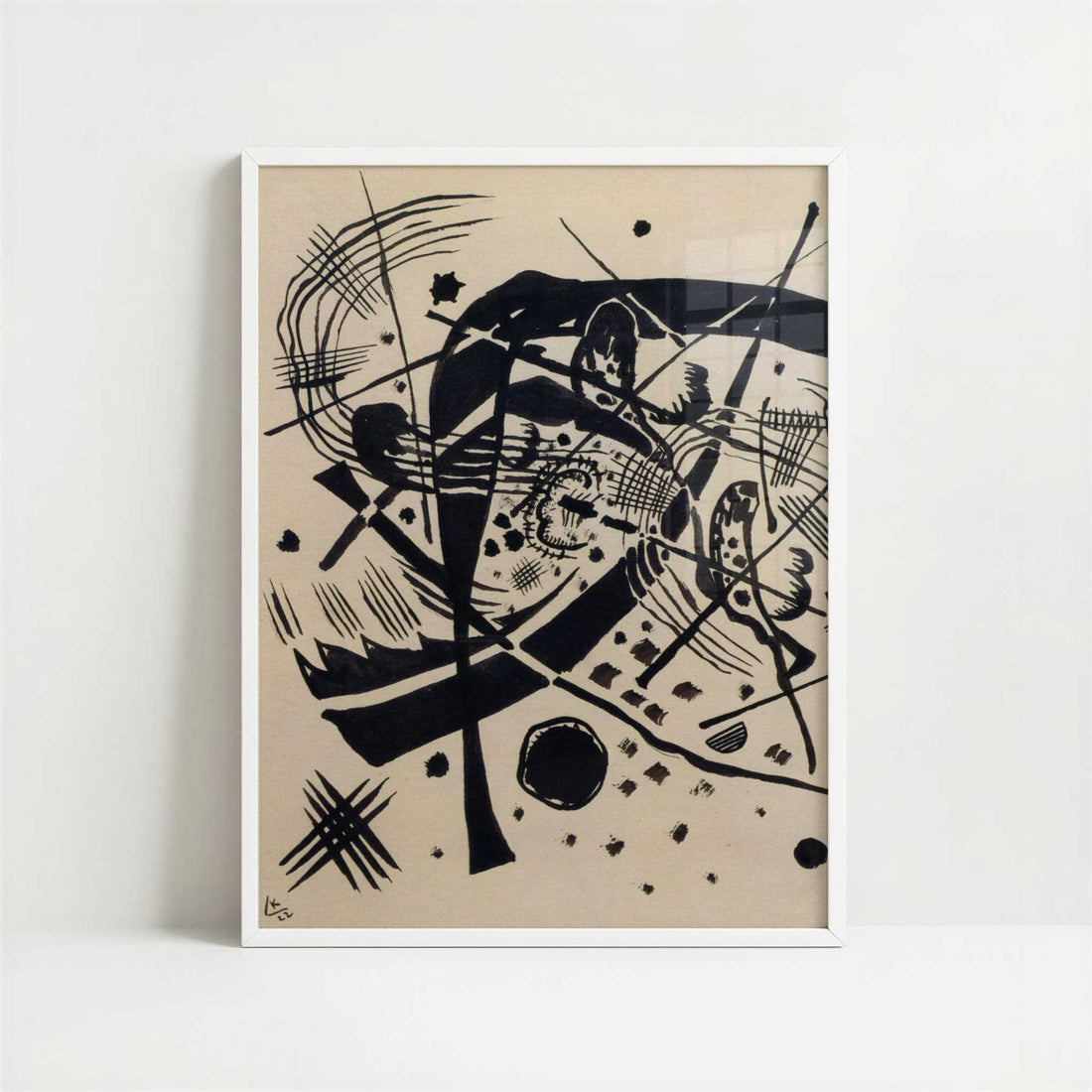 Composition (1922) by Wassily Kandinsky – Art Print - Art print in white frame