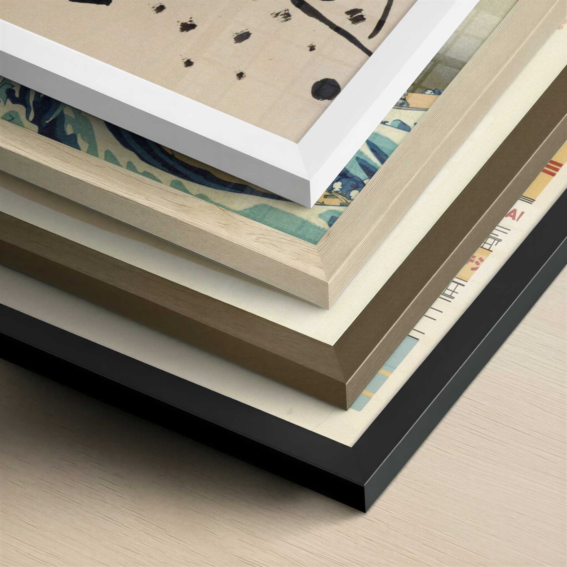 Composition (1922) by Wassily Kandinsky – Art Print - Close-up detail of the different frames