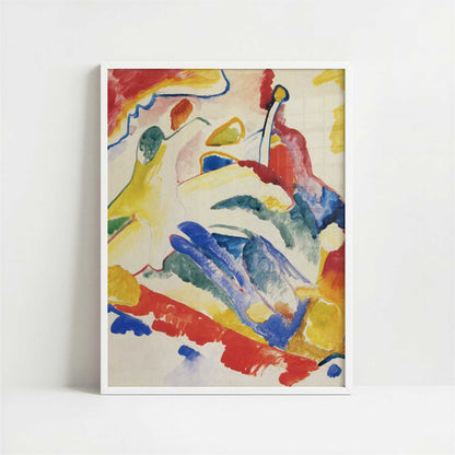 Composition II, Study (c.1910) by Wassily Kandinsky – Art Print - Art print in white frame