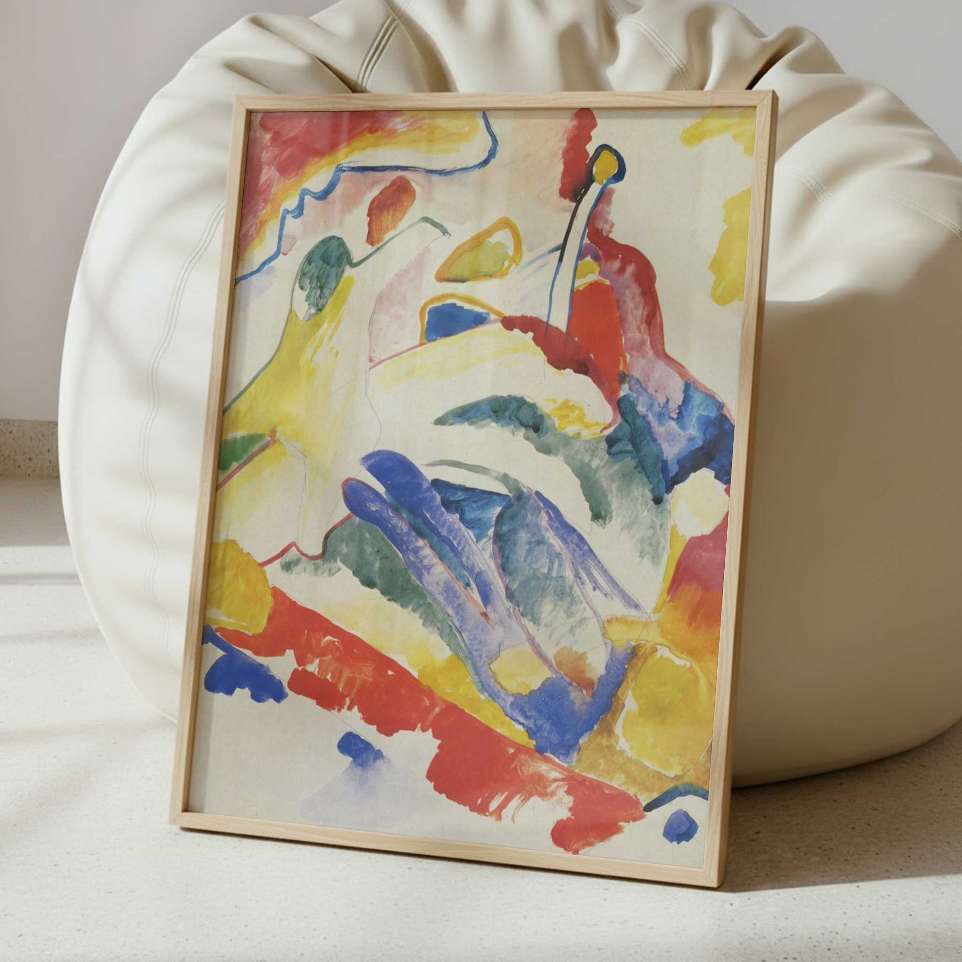 Composition II, Study (c.1910) by Wassily Kandinsky – Art Print - Interior inspiration