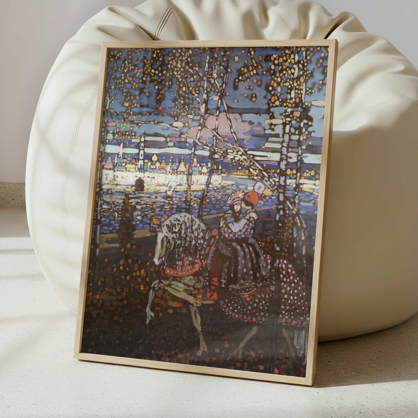 Couple Riding (1906) by Wassily Kandinsky – Art Print - Interior inspiration