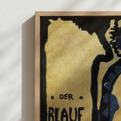 Framed Canvas - Close-up detail and texture of the framed canvas