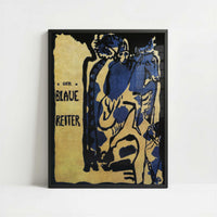 Cover for the Almanac der Blaue Reiter (1912) by Kandinsky – Art Print - Art print in black frame